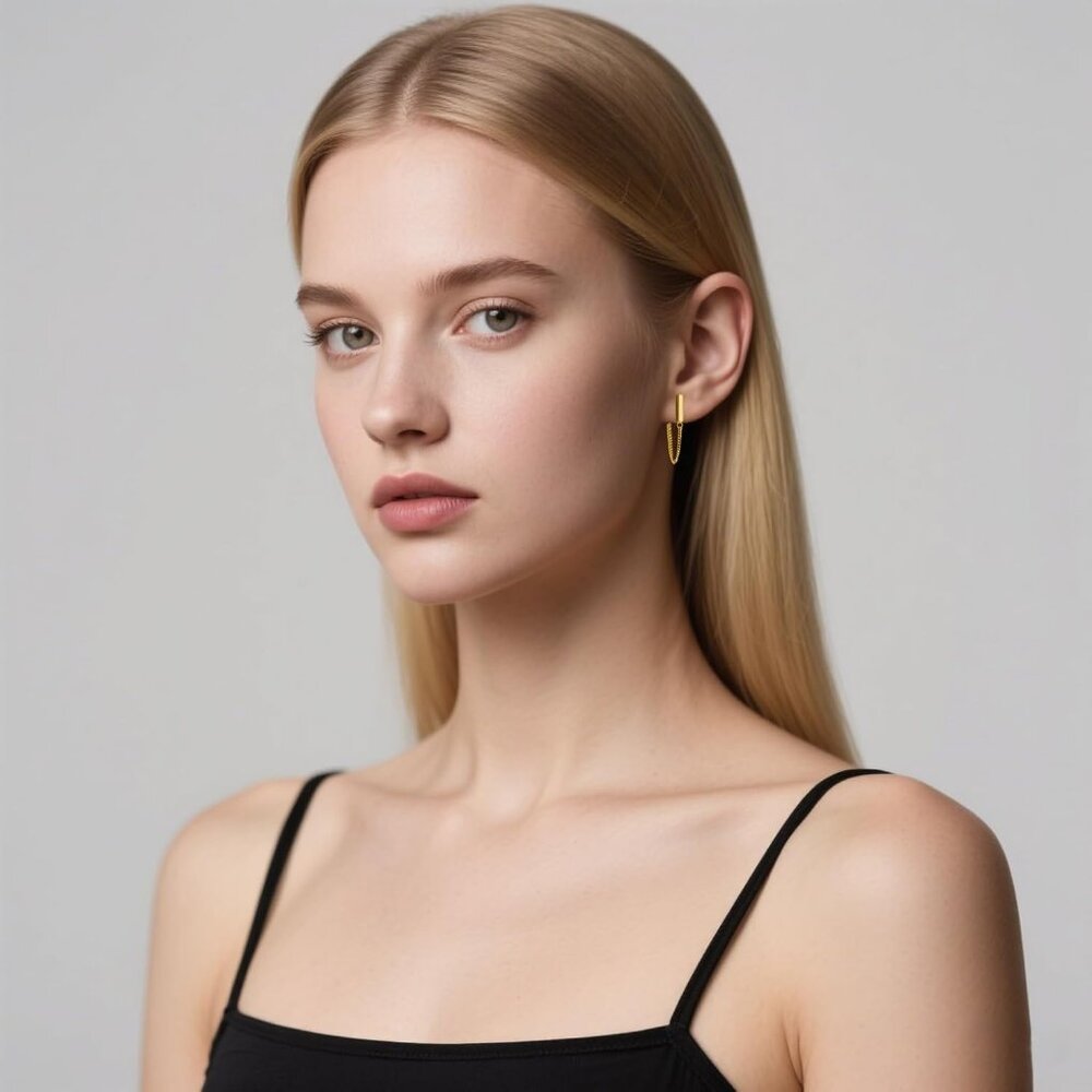 Lightweight Dangle Earrings Crafted From S925 Ste… - image 3